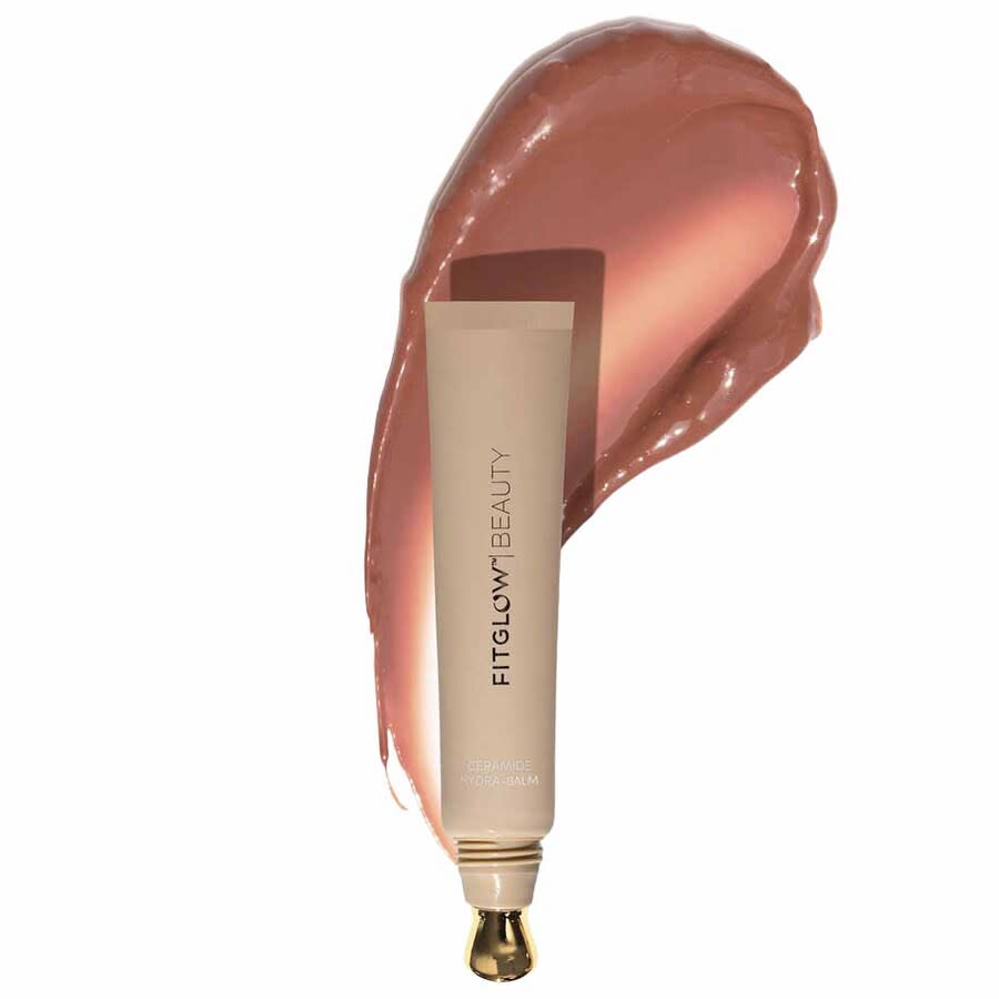 FitGlow Beauty Ladies Ceramide Hydra Lip Balm - Spice 1 oz Brown Nude Makeup 850042717820