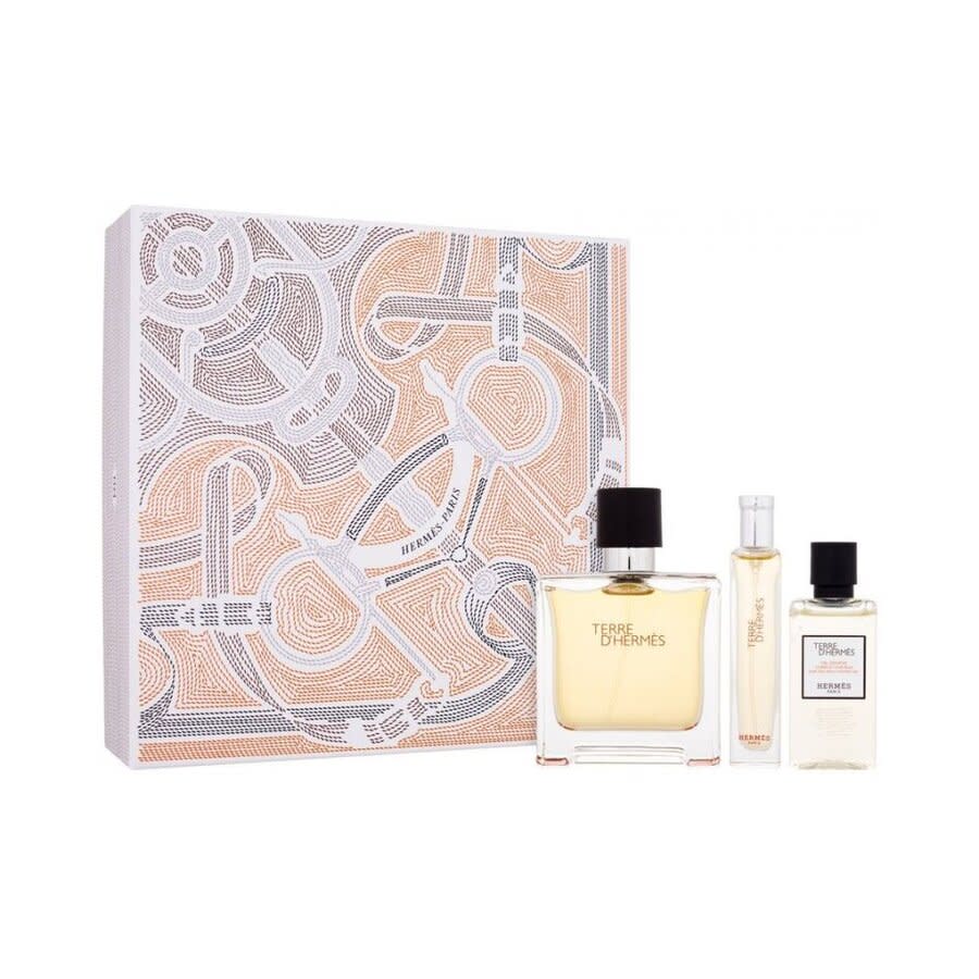 Hermes Mens Terre D'Hermes Gift Set Fragrances 3346130438243