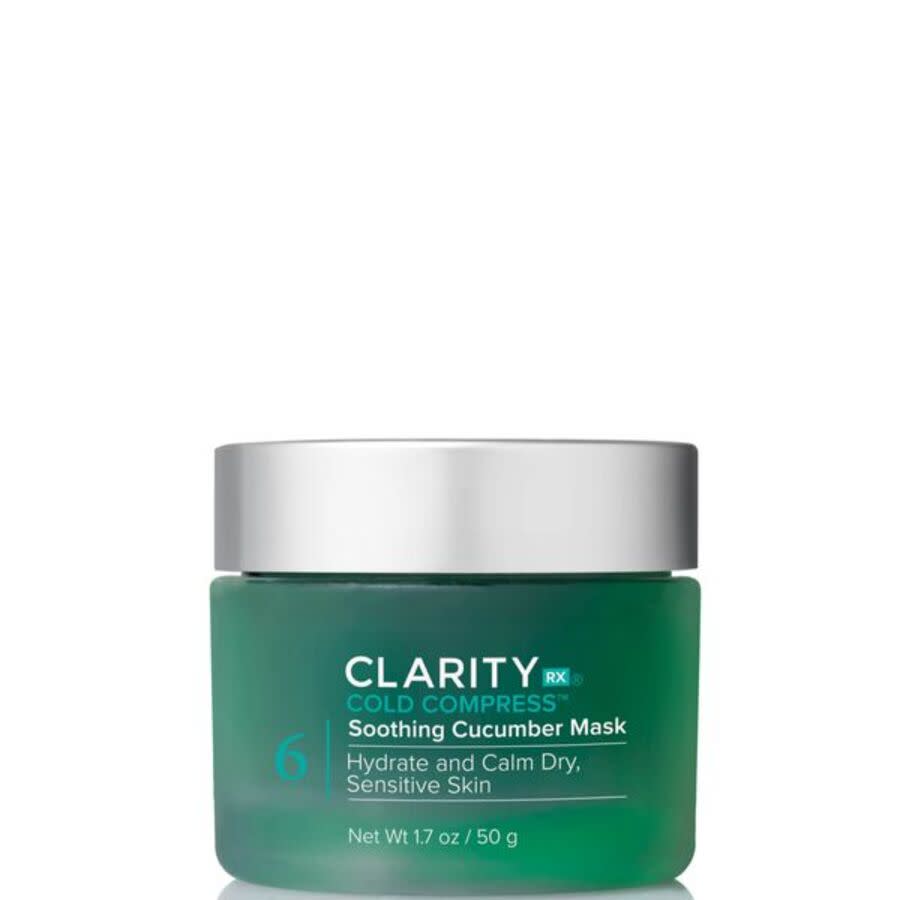 Clarity RX Cold Compress Soothing Cucumber Mask 1.7 oz Skin Care 854566004251
