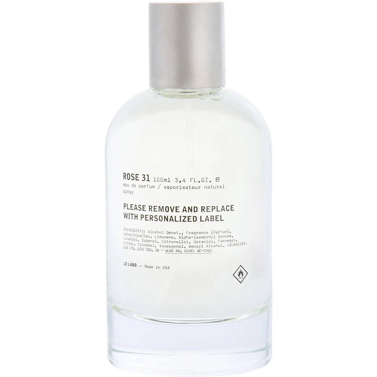 Le Labo Unisex Rose 31 EDP Spray 3.3 oz (Tester) Fragrances 000950038490