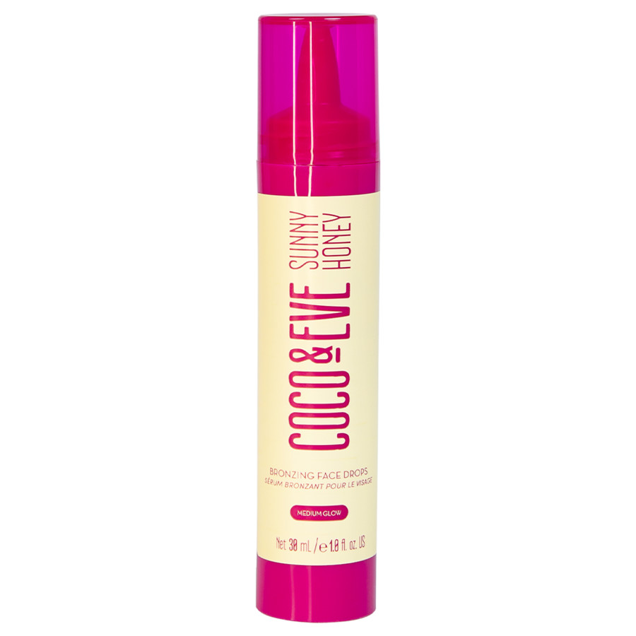 Coco and Eve Sunny Honey Bronzing Face Drops - Medium 1 oz Skin Care 8886482911308