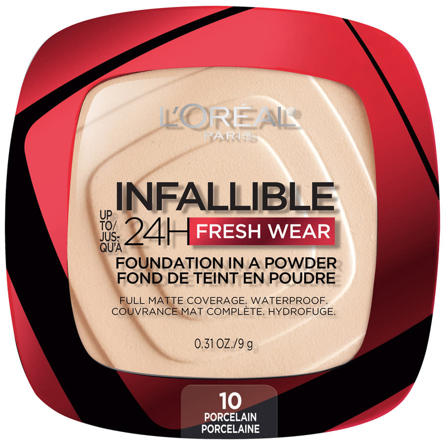 L'Oreal Ladies Infallible Up To 24h Fresh Wear Foundation In A Powder 0.31 oz Porcelain Makeup 071249627747