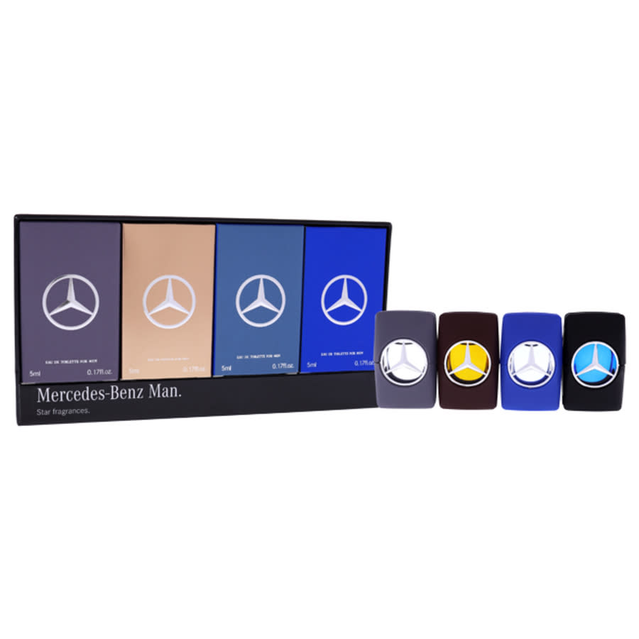 Mercedes-Benz Man by Mercedes-Benz for Men - 4 Mini Gift Set 4 x 5ml Man, Man Blue, Man Private, Man Grey