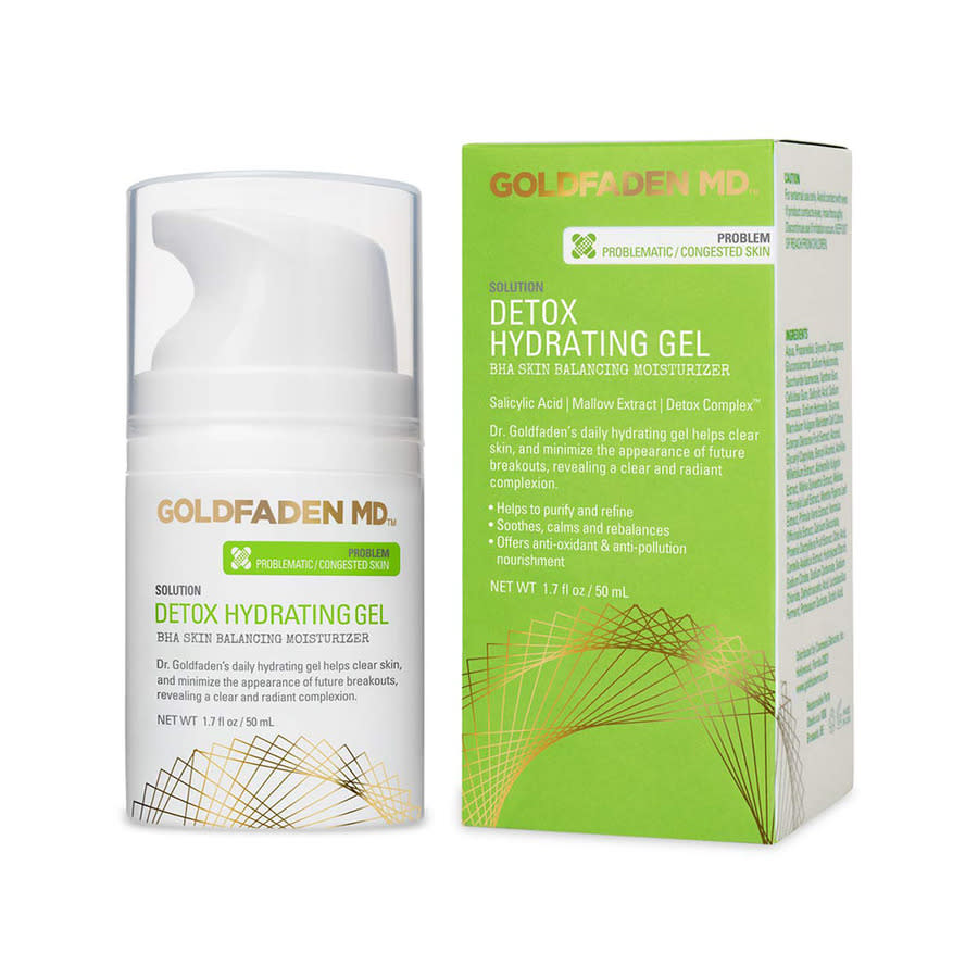 Goldfaden MD Detox Hydrating Gel - BHA Skin Balancing Moisturiz 1.7 oz Skin Care 897598004417