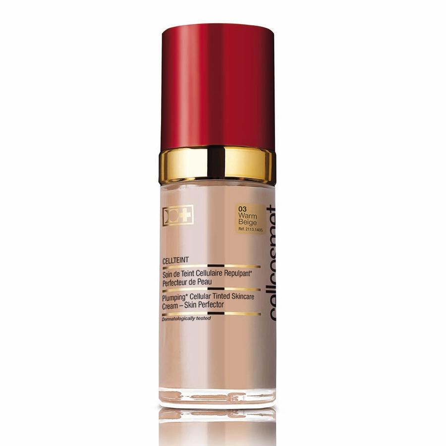 Cellcosmet Cellteint Plumping Cellular Tinted Skincare Cream 1.0 oz 3 Warm Beige Makeup 7640122560926