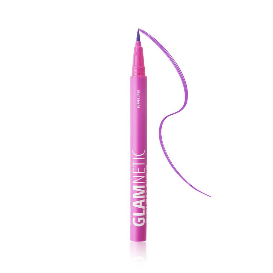 Glamnetic Ladies Soo Vivid! Colored Magnetic Felt Tip Eyeliner 1 oz Purple Jade Makeup 850023457196