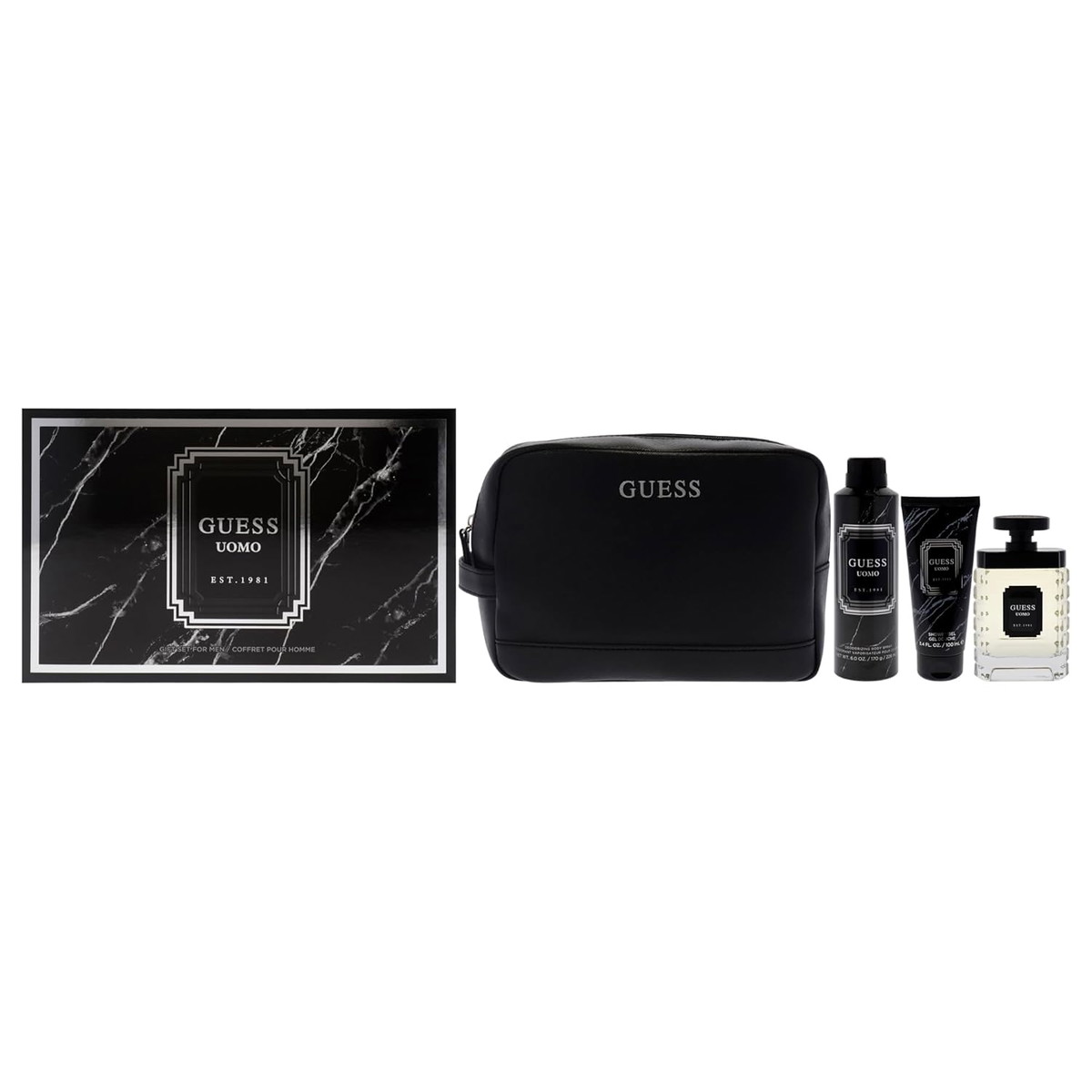 Guess Mens Uomo Gift Set Fragrances 085715329554