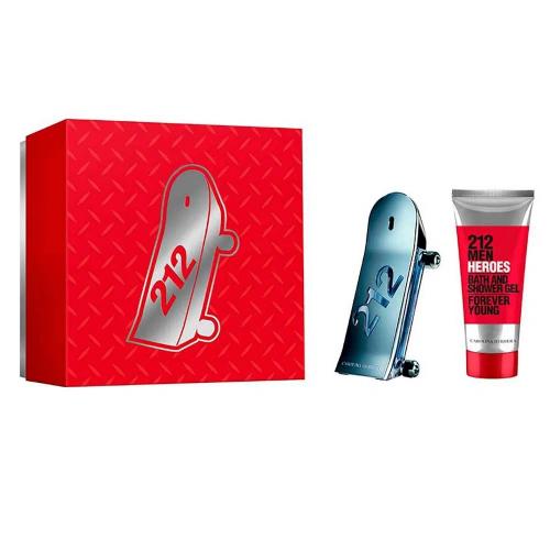 Carolina Herrera Mens 212 Heroes Forever Young Gift Set Fragrances 8411061065204