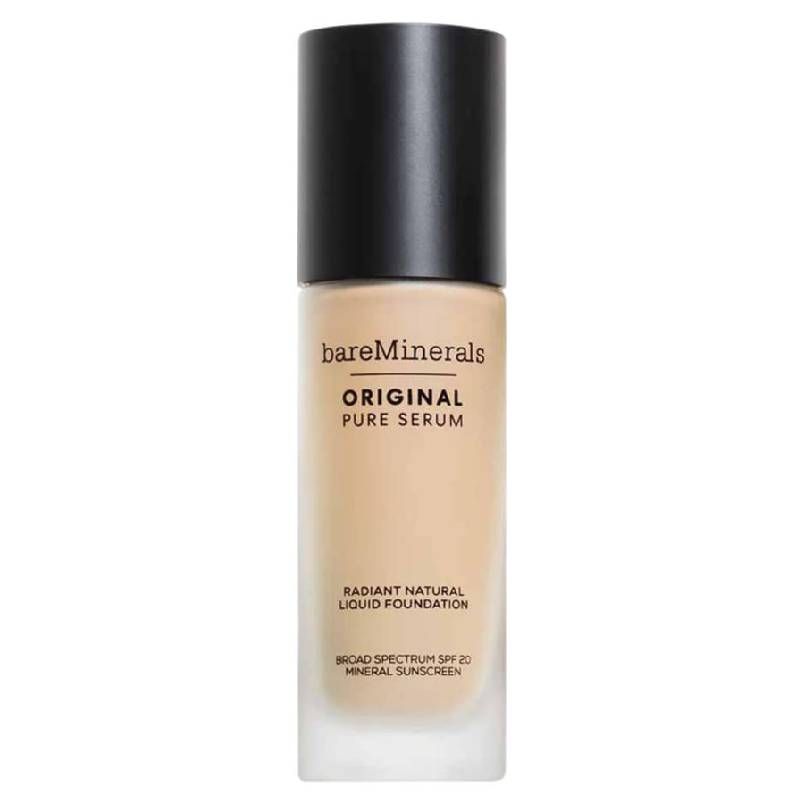 Bareminerals Ladies Original Pure Serum Radiant Natural Liquid Foundation Mineral SPF 20 1 oz Fair Warm 1 Makeup 194248097806