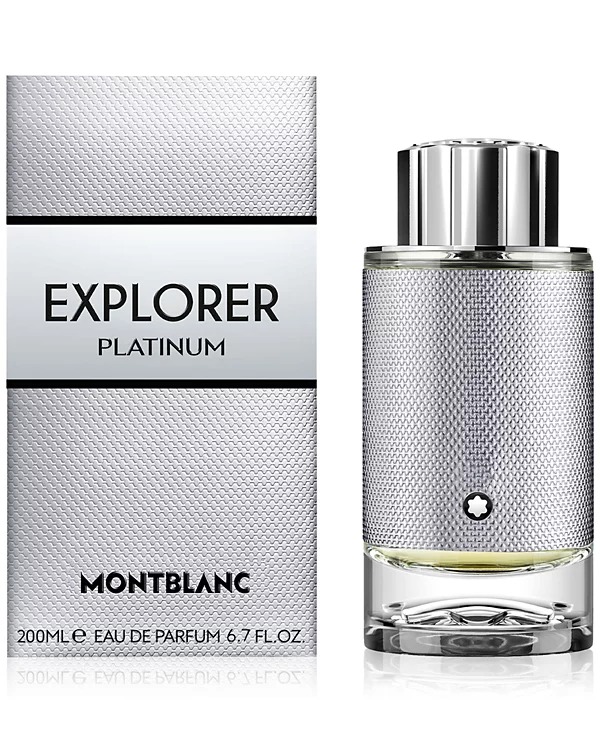MontBlanc Mens Explorer Platinum EDP Spray 6.7 oz Fragrances 3386460146081