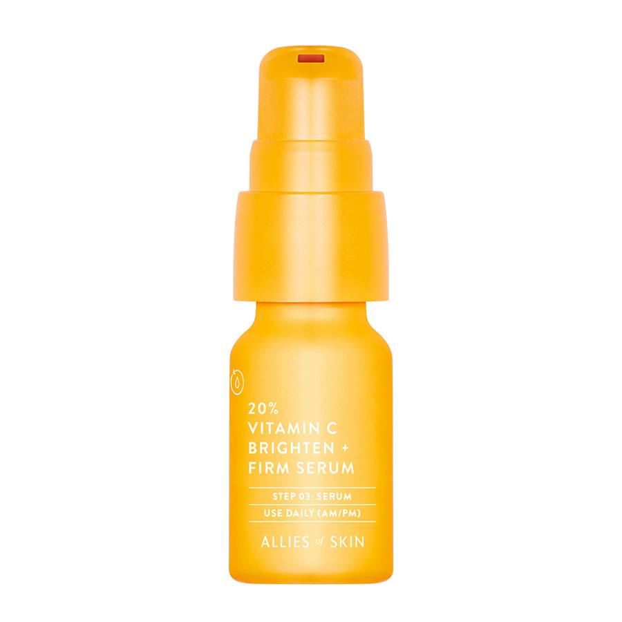 Allies of Skin 20% Vitamin C Brighten + Firm Serum 0.3 oz Skin Care 8885014071510