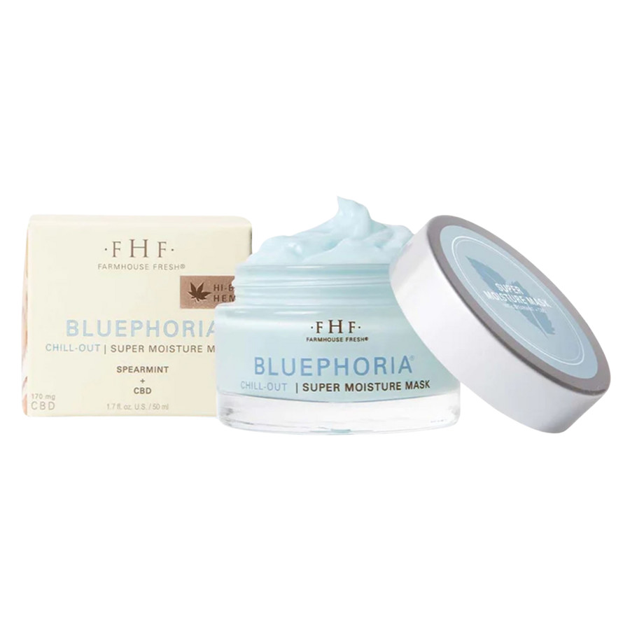 Farmhouse Fresh Bluephoria Chill-Out Super Moisture Mask 1.7 oz Skin Care 813439013219