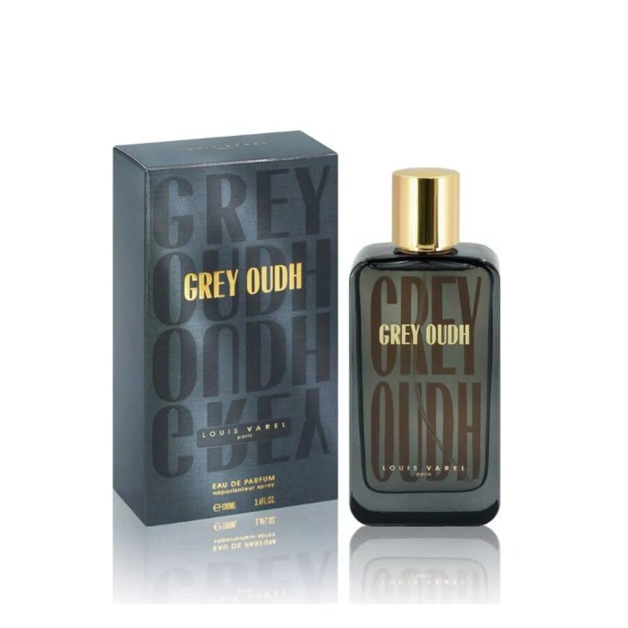Louis Varel Mens Grey Oudh EDP Spray 3.3 oz Fragrances 3760168633805