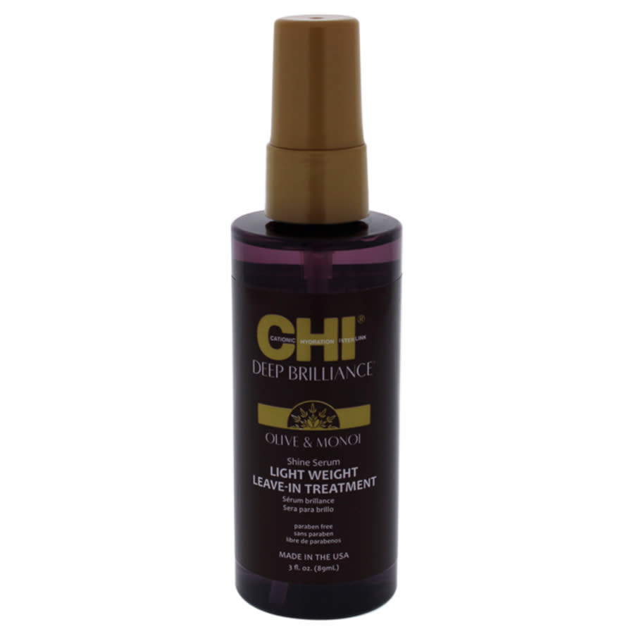 Deep Brilliance Leave-In Shine Serum by CHI for Unisex - 3 oz Serum