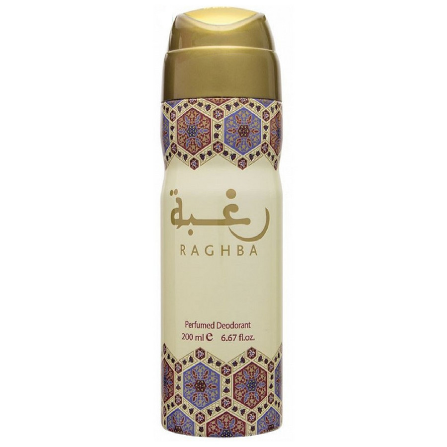 Lattafa Raghba Deodorant Spray 6.6 oz Bath & Body 6291106061826