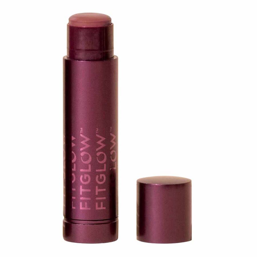 FitGlow Beauty Ladies Cloud Collagen Lipstick + Cheek Balm - Rosewood Stick 0.14 oz Beige Rose Nude Makeup 850042717769