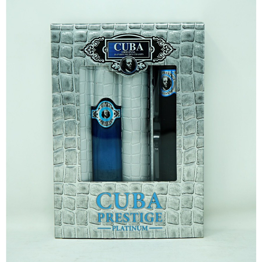 Cuba Mens Prestige Platinum Gift Set Fragrances 5425017736165