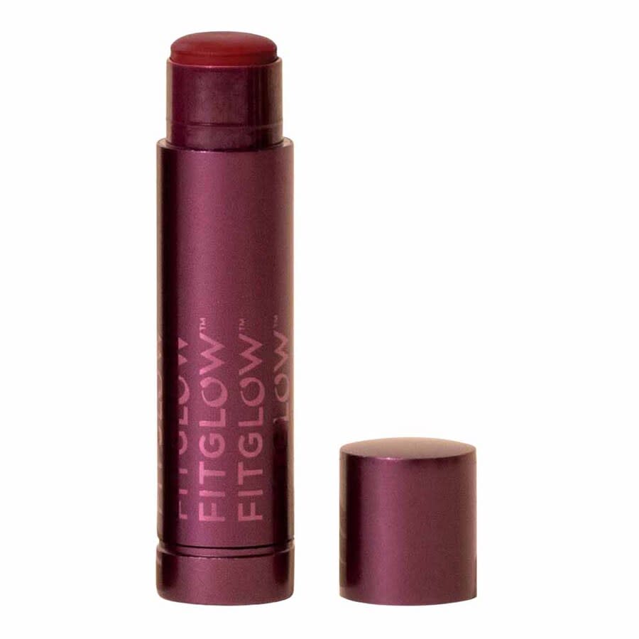 FitGlow Beauty Ladies Cloud Collagen Lipstick + Cheek Balm - Ruby Stick 0.14 oz Soft Matte Red Makeup 850042717189