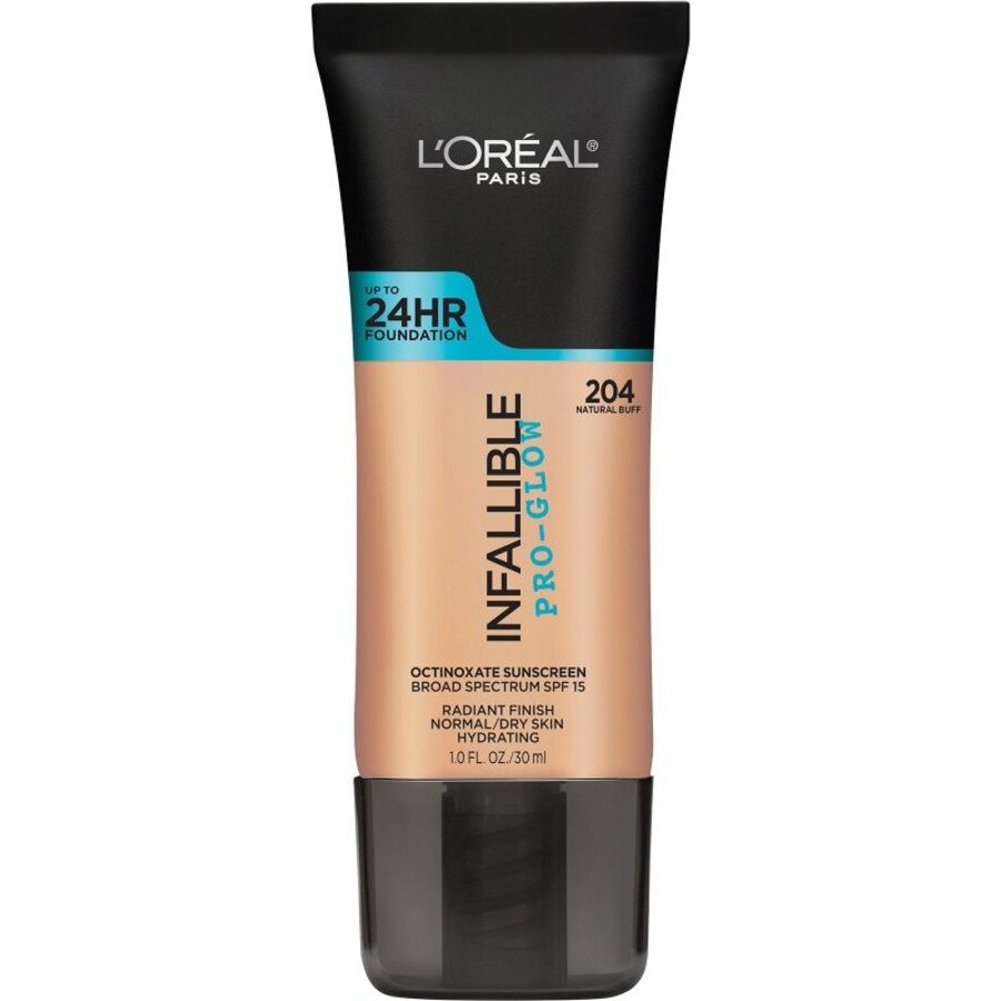 L'Oreal Ladies Infallible Pro - Glow Foundation 1 oz Natural Buff Makeup 071249330456