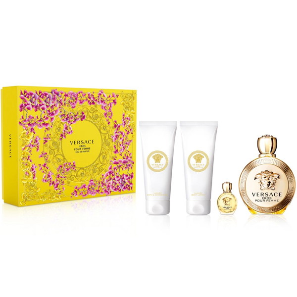 Versace Ladies Eros Pour Femme Gift Set Fragrances 8011003879205