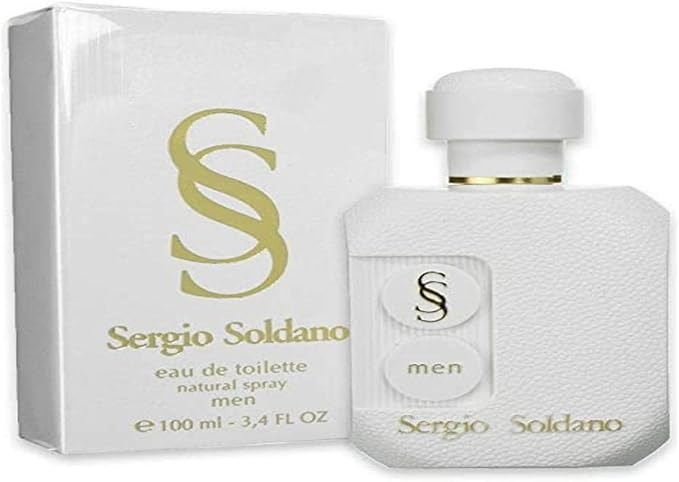 Sergio Soldano Mens White EDT Spray 3.4 oz Fragrances 8050513387152