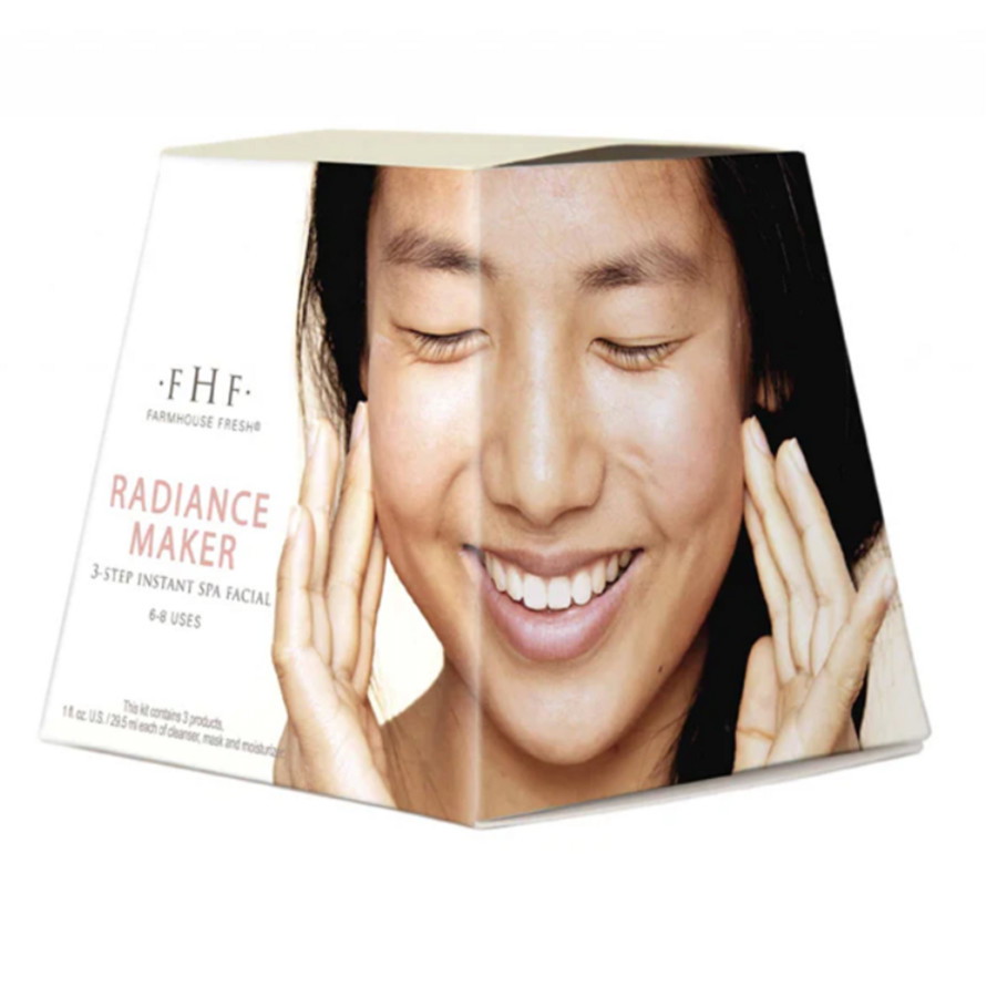 Farmhouse Fresh Radiance Maker 3-Step Instant Spa Facial 1 oz Skin Care 813439012243