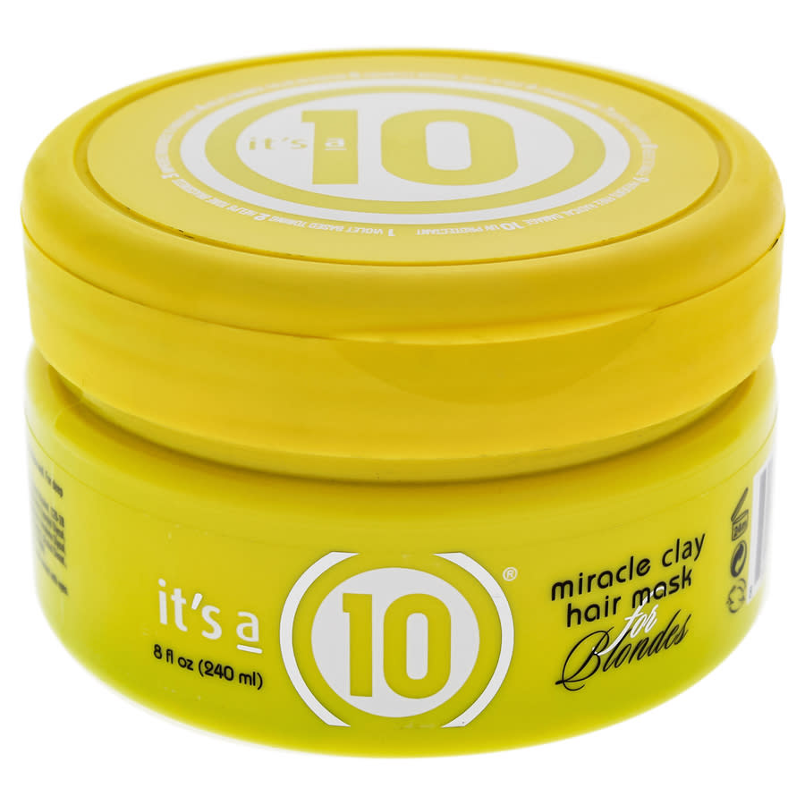 Miracle Clay Hair Mask for Blondes by Its A 10 for Unisex - 8 oz Hair Mask