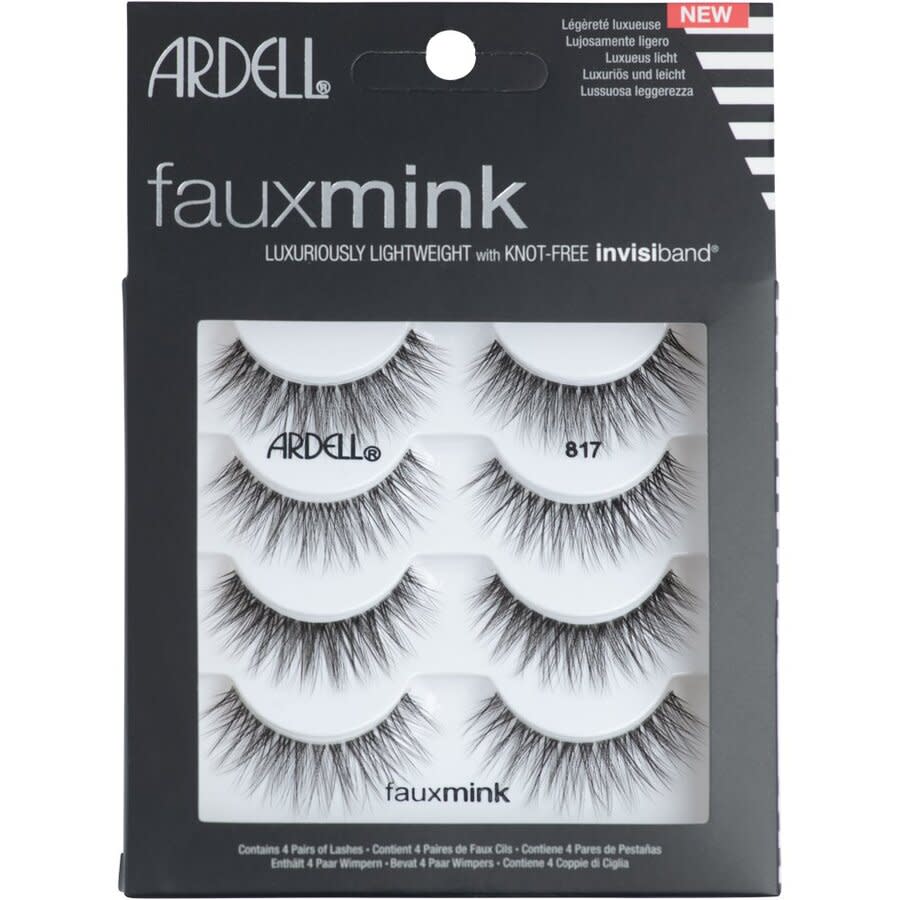 Ardell Ladies Lash Faux Mink #817 - 4ct 4 oz #817 Makeup 074764675071