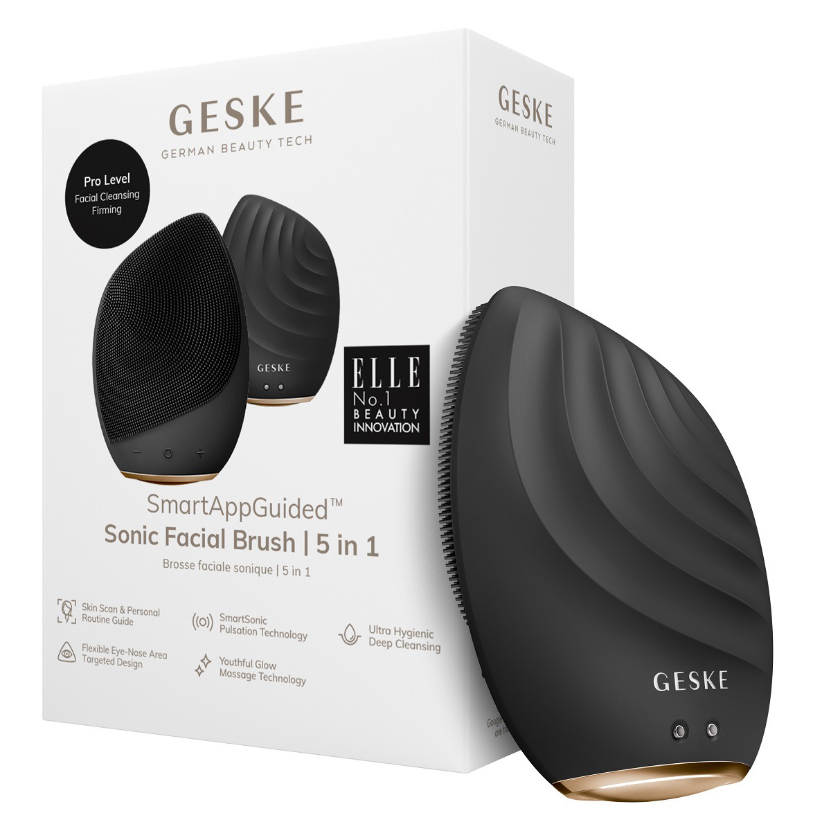 GESKE Sonic Facial Brush | 5 in 1 Tools & Brushes 4099702004009