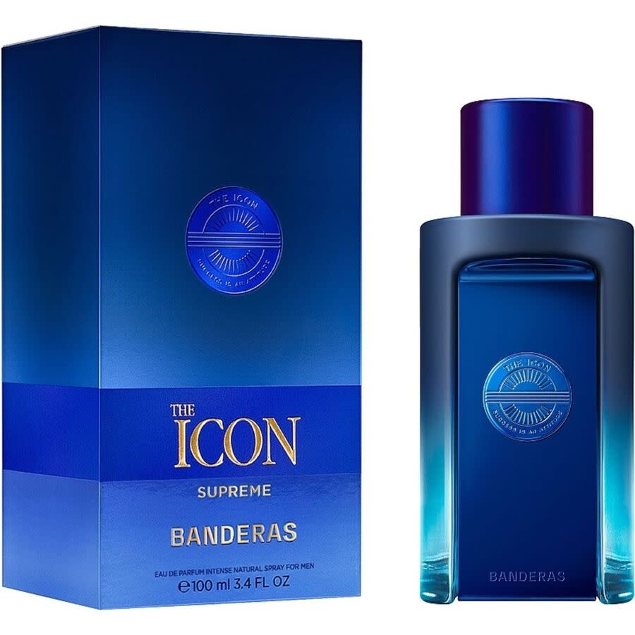 Antonio Banderas Mens The Icon Supreme EDP Spray 3.4 oz Fragrances 8411061109687