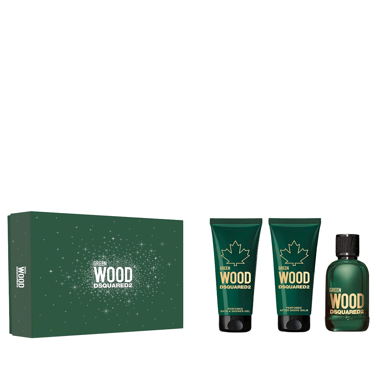 Dsquared2 Mens Green Wood Gift Set Fragrances 8011003893911
