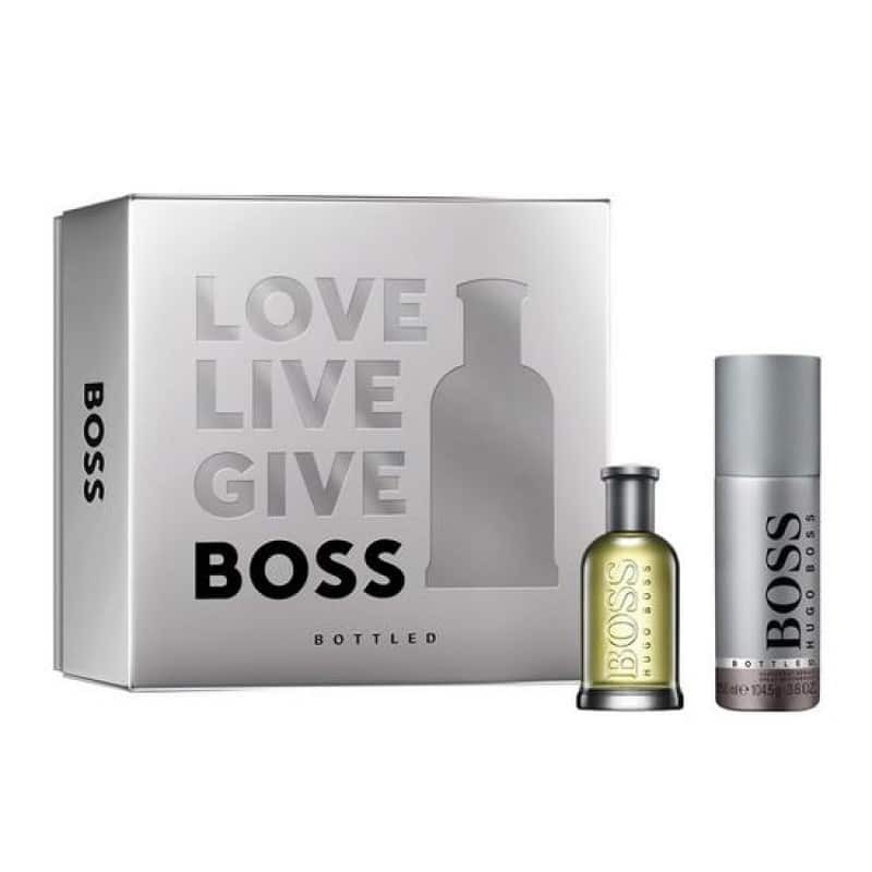 Hugo Boss Mens Boss Bottled Gift Set Fragrances 3616303428426