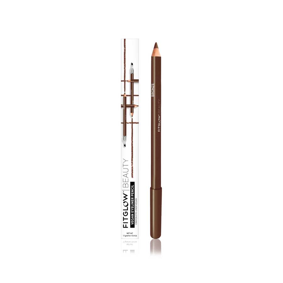 FitGlow Beauty Ladies Vegan Eyeliner Pencil 1.1 oz Bronze Makeup 850015329326