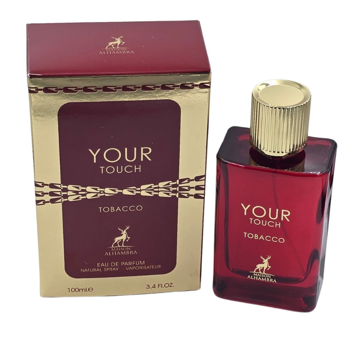 Maison Alhambra Mens Your Touch Tobacco EDP Spray 3.4 oz Fragrances 6290362341017