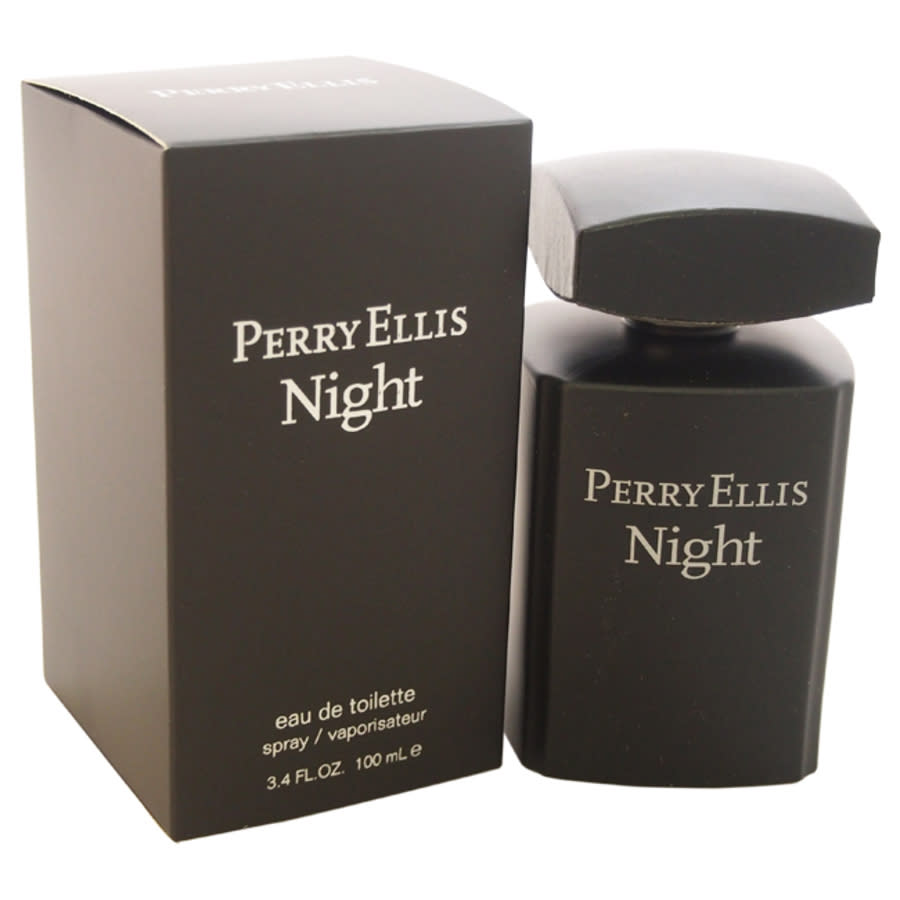 Perry Ellis Mens Perry Ellis Night EDT Spray 3.4 oz Fragrances 844061005112