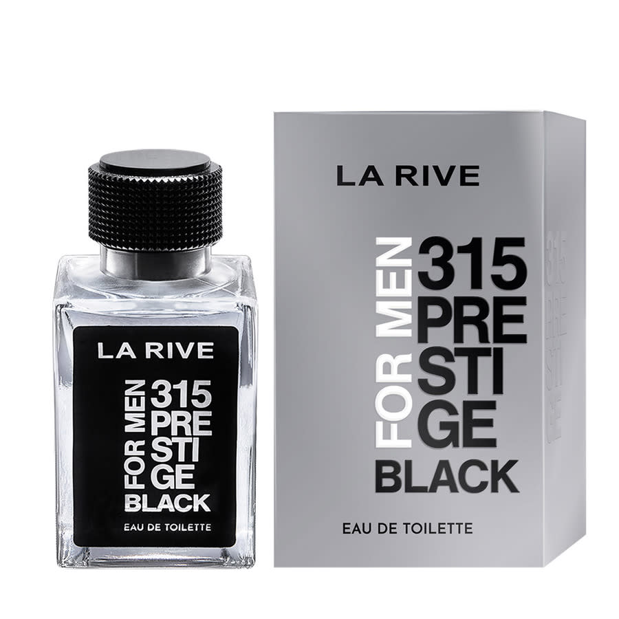 La Rive Mens Prestige Black 315 EDT Spray 3.4 oz Fragrances 5903719642392