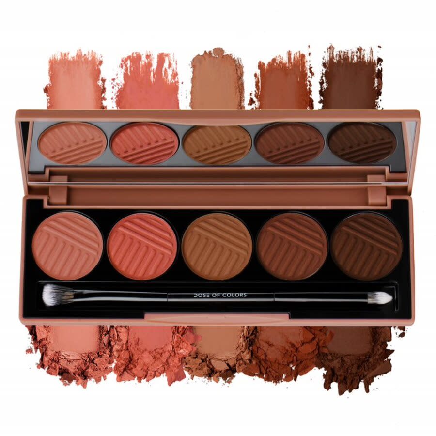 Dose of Colors Ladies Eyeshadow Palette - Sassy Siennas 0.06 oz Peaches, Siennas & Rusty Hues Makeup 818729020236