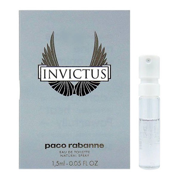 Paco Rabanne Mens Invictus EDT Spray 0.05 oz Fragrances 3349668584369