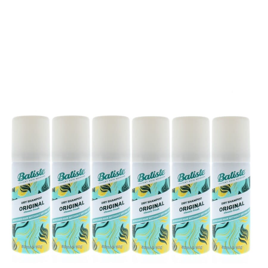Batiste Instant Hair Refresh Dry Shampoo Original Classic Fresh 50ml/30g (6-Pack)0