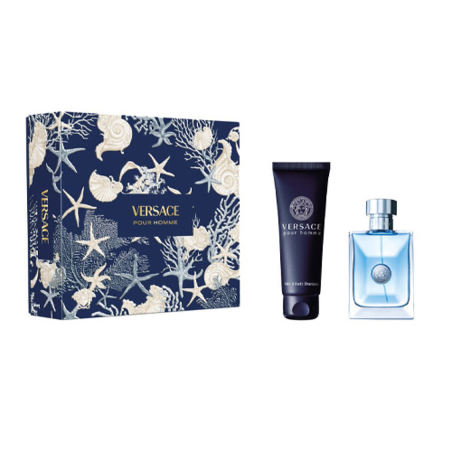 Versace Mens Pour Homme Gift Set Fragrances 8011003899951
