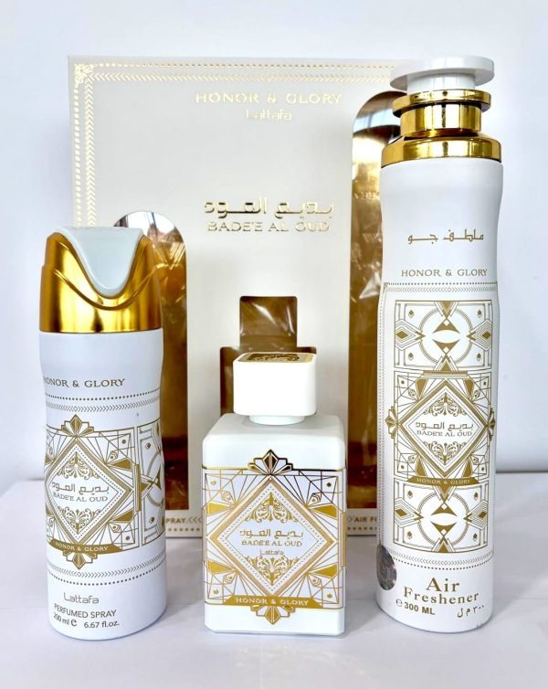 Lattafa Unisex Bade'e Al Oud Honor & Glory Gift Set Fragrances 6290362341215