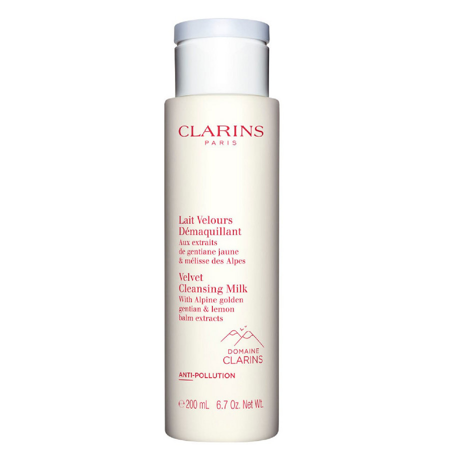 Clarins Ladies Velvet Cleansing Milk With Alpine Golden Gentian & Liquid 6.8 oz Skin Care 3380810391930