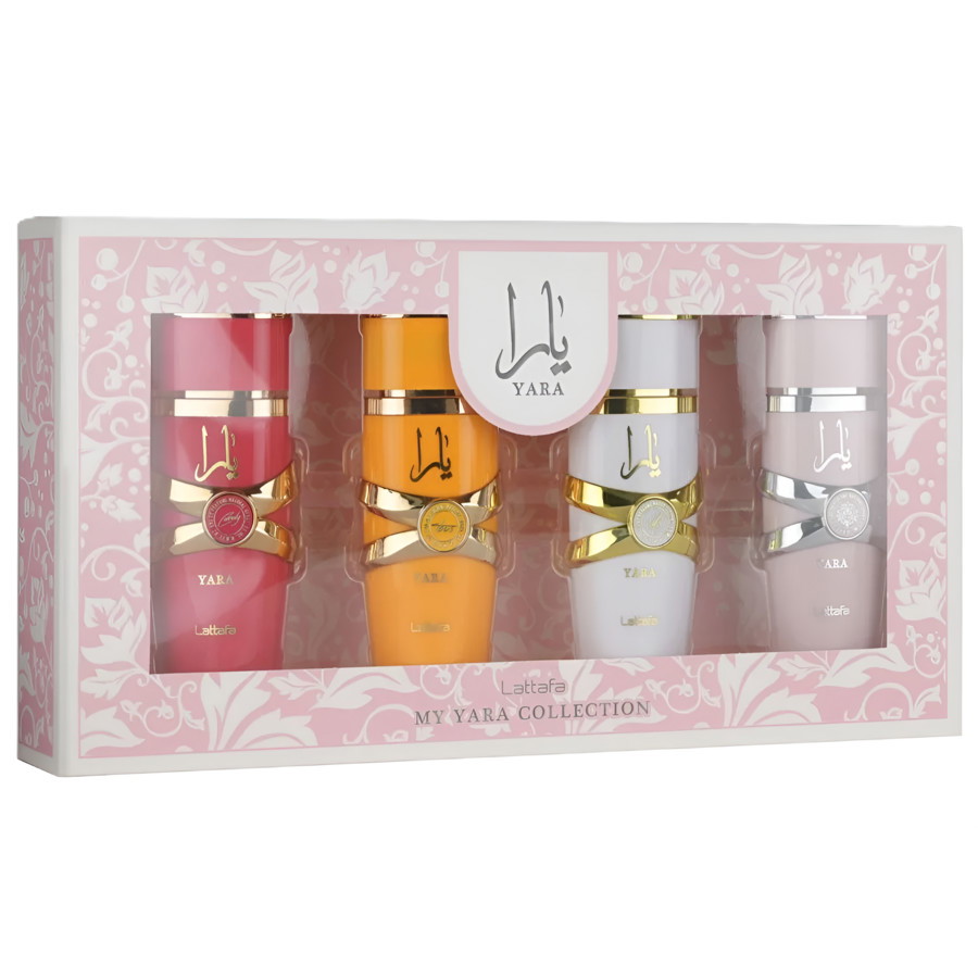 Lattafa Ladies Yara Collection 3.4 oz Gift Set 6290362345749