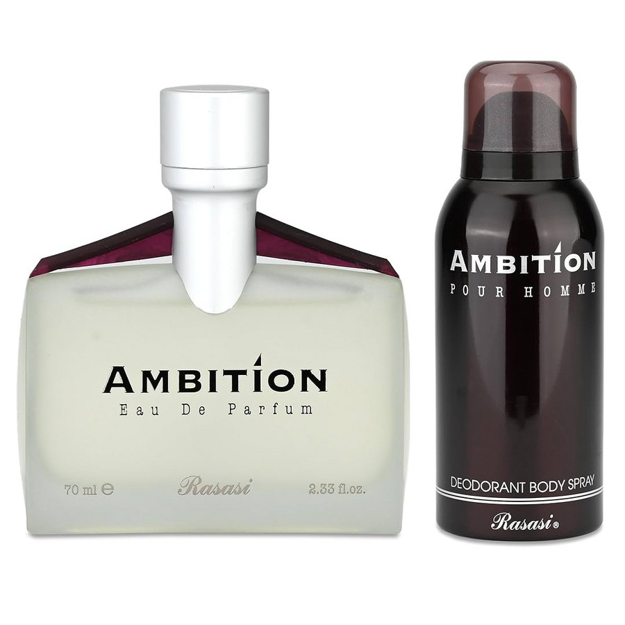 Rasasi Mens Ambition Gift Set Fragrances 614514640029