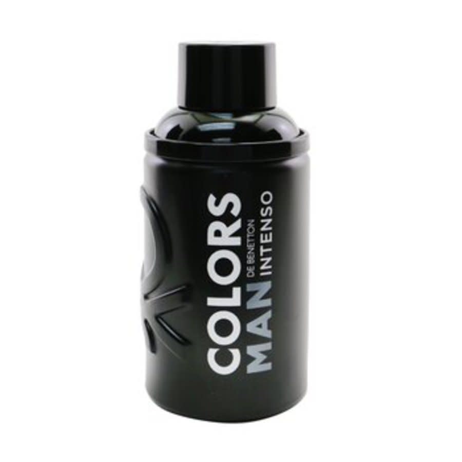 Benetton Mens Colors Black Intenso EDP Spray 3.4 oz Fragrances 8433982020575
