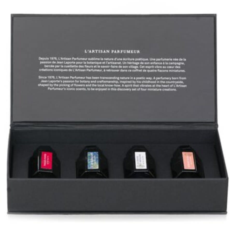 L'Artisan Parfumeur - Iconique Coffret: Passage Danfe EDT +En Aire De Bretagne EDP+Chasse Au Papion EDT +Memo World Rose EDP 5ml x4pcs