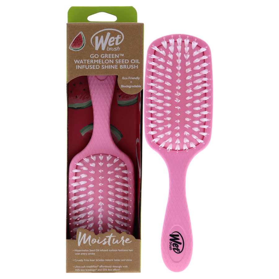 Go Green Oil Infused Shine Brush - Watermelon Seed Oil by Wet Brush for Unisex - 1 Pc Hair Brush