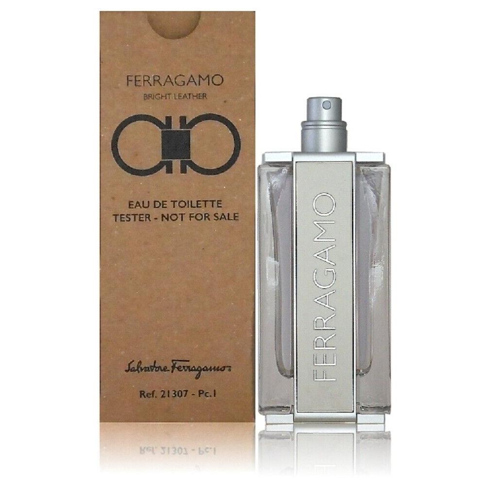 Salvatore Ferragamo Mens Bright Leather EDT Spray 3.4 oz (Tester) Fragrances 8052464891771