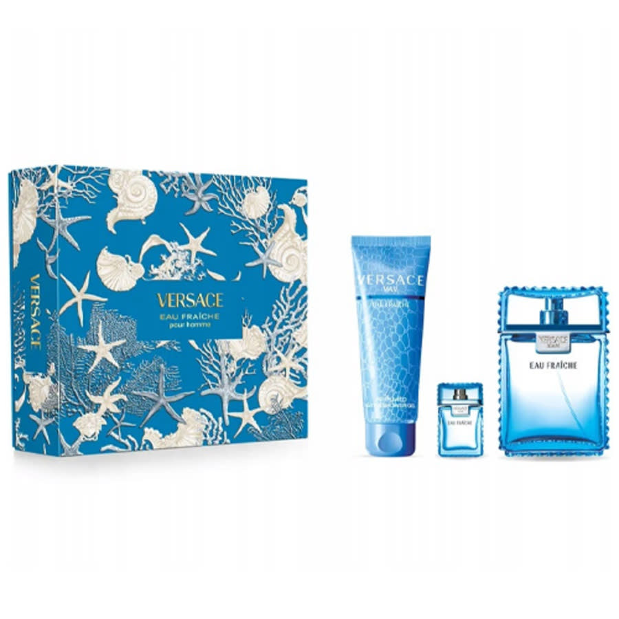 Versace Mens Versace Man Eau Fraiche Gift Set Fragrances 8011003899937