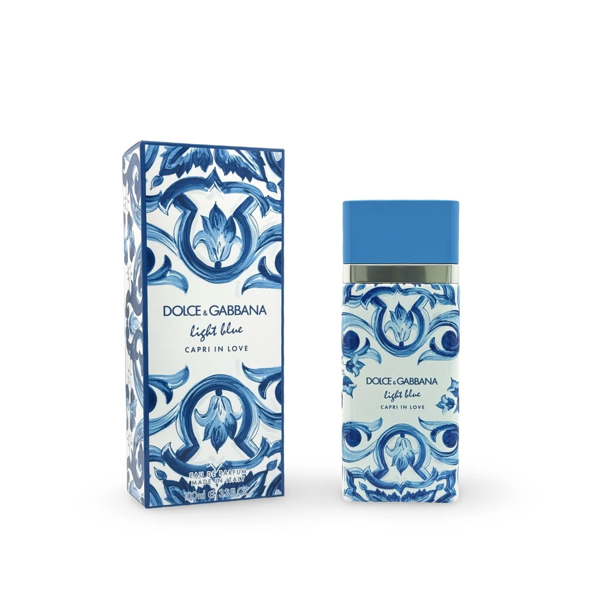 Dolce and Gabbana Ladies Light Blue Capri In Love EDP Spray 3.4 oz Fragrances 8054754407235